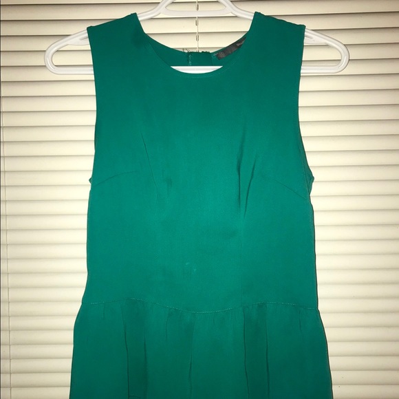 Teal peplum top - Picture 2 of 3